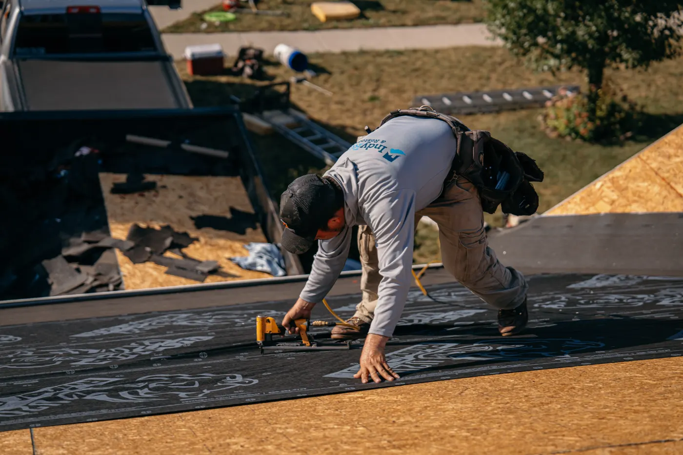 Flashing and seam work in Waldron
